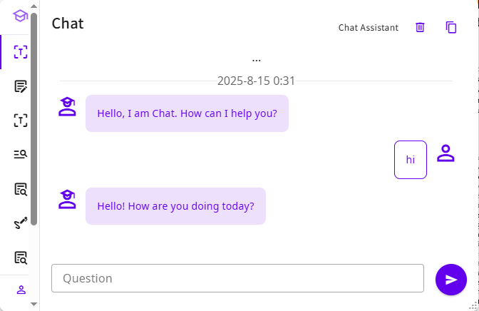 Chat preview